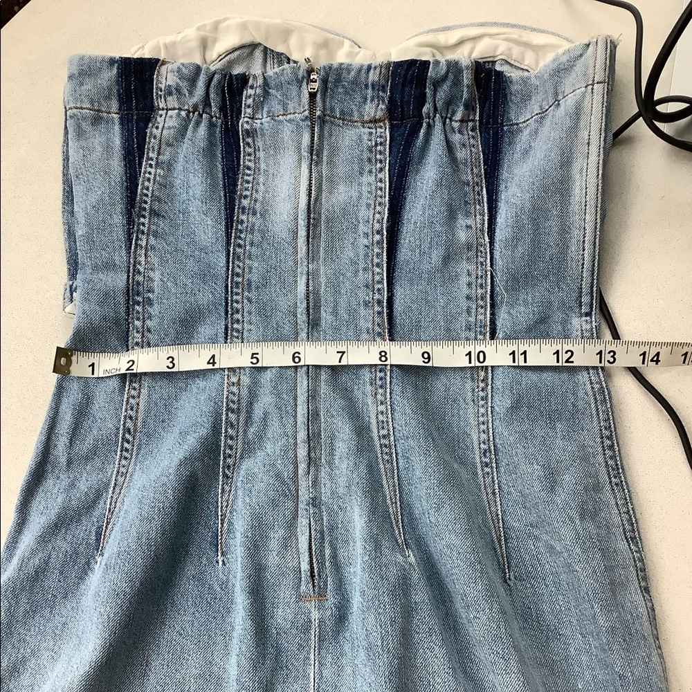 JEAN ATELIER Denim Dress Size 0 - Picture 5 of 9
